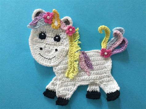 finished-crochet-unicorn-landscape • Kerri's Crochet