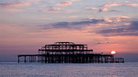 West Pier in Brighton, England - backiee