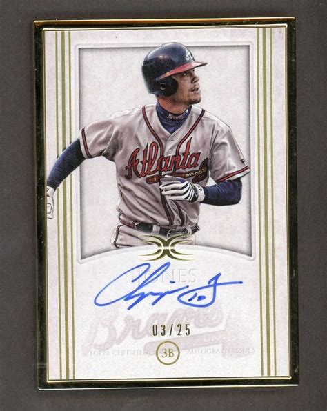 √ Chipper Jones Autograph Signing