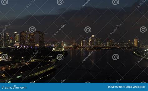 Aerial View of the Cityscape Singapore. Shot Stock Video - Video of ...