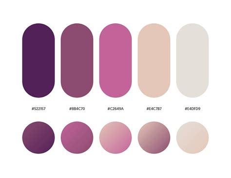 32 Beautiful Color Palettes With Their Corresponding Gradient Palettes