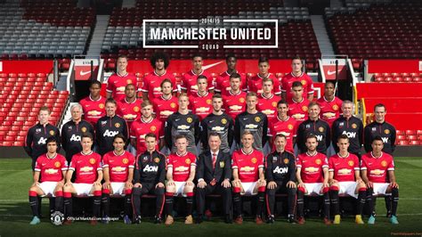 Manchester United 2014 2015 Squad Photo Wallpaper wallpapers