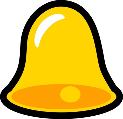 yellow bell clipart - Clip Art Library