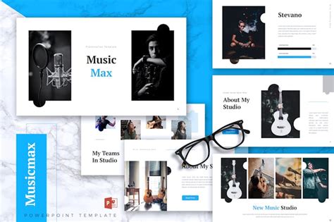 218 PowerPoint Music Presentation Templates