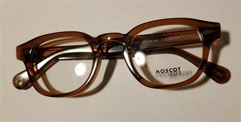 Moscot Lemtosh Johnny Depp Eyeglasses James Dean 46 24 Brown Tart Arnel | #3760364283