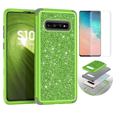 Samsung Galaxy S10 Case with Screen Protector, Dteck Shockproof Hybrid ...