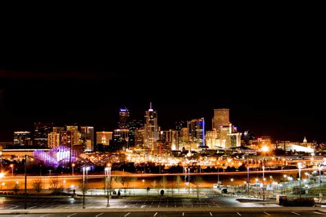 Downtown Denver Skyline Night by designKase on DeviantArt