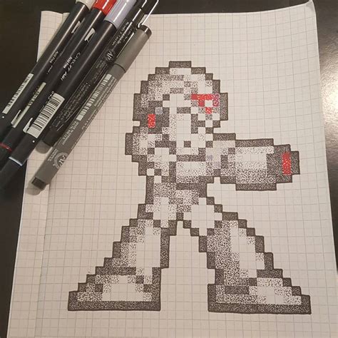 Megaman X dotwork pixel art : r/Megaman