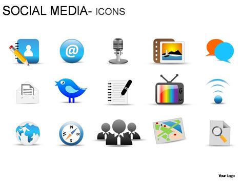 Social Media Icons Powerpoint Presentation Slides | PowerPoint Presentation Designs | Slide PPT ...