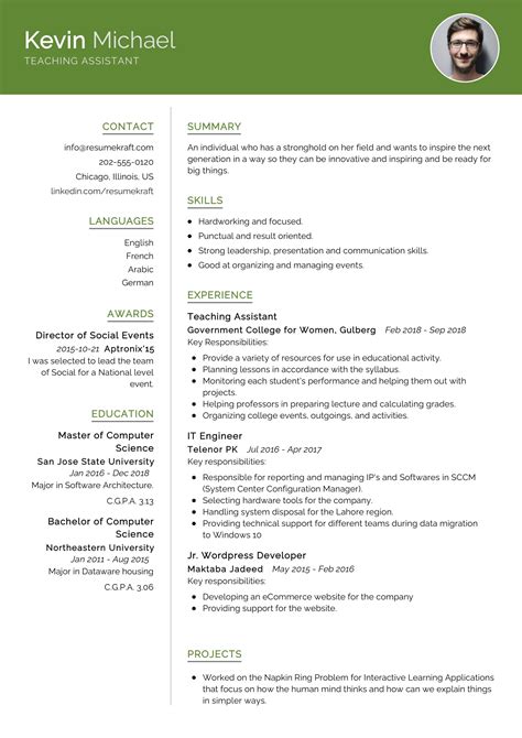 Teacher Assistant Resume Example in 2024 - ResumeKraft