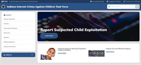 New Indiana Internet Crimes Against Children Website Available for ...