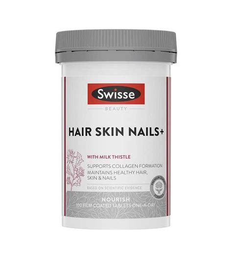 Swisse Ultiboost Hair Skin Nails+ 100 Tablet | Wealzin