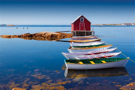 Punts in Joe Batt's Arm, Fogo Island | www.newfoundlandlabra… | Flickr