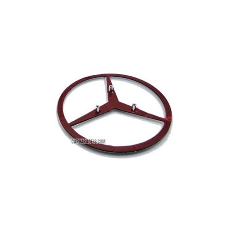 SIZE 115mm CHROME MERCEDES BENZ LOGO REAR EMBLEM