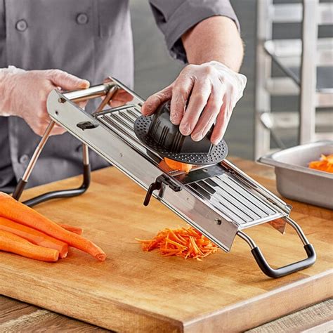 Choice Stainless Steel Mandoline with 5-Piece Interchangeable Blade Set