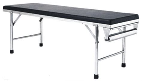 Stainless Steel Flat Examination Table With Examination Paper Roll