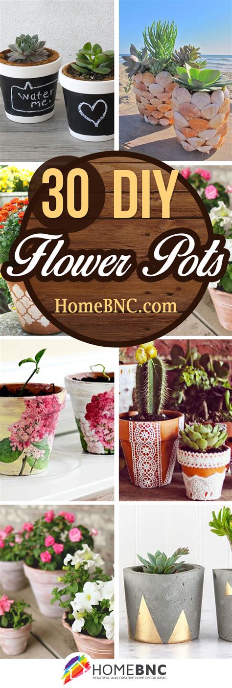 30 Best DIY Flower Pot Ideas and Designs for 2023