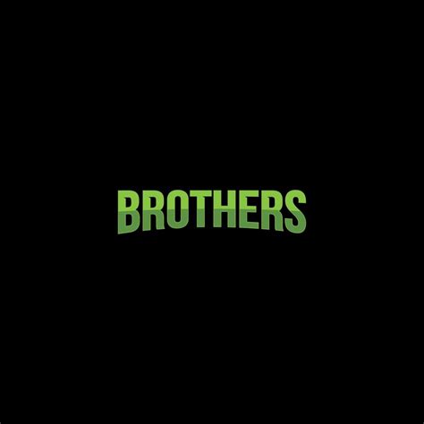 Brothers logo or wordmark design 4975502 Vector Art at Vecteezy