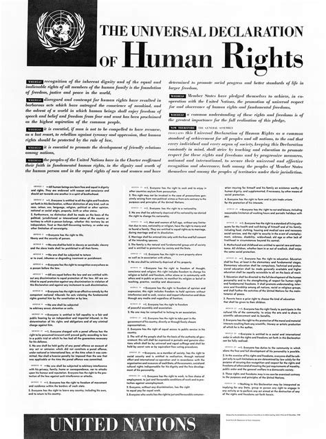 (1948) United Nations Universal Declaration of Human Rights