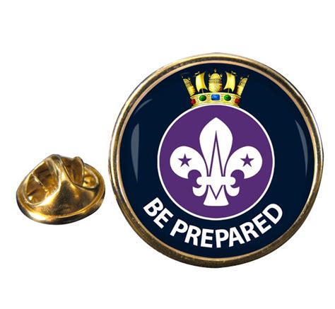 UK Gift Shop Sea Scouts Round Pin Badge