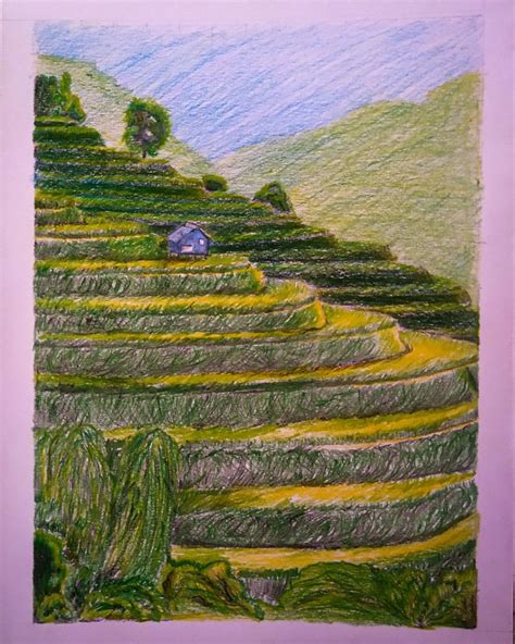 Banaue rice terraces | Nature art painting, Cool art drawings ...