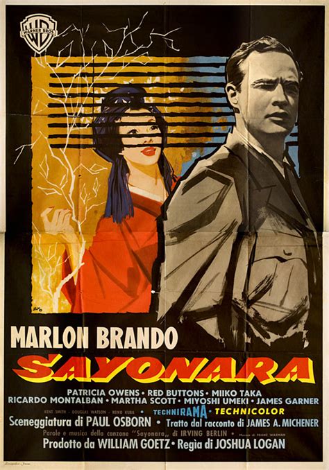 Sayonara 1957 Italian Quattro Fogli Poster - Posteritati Movie Poster ...