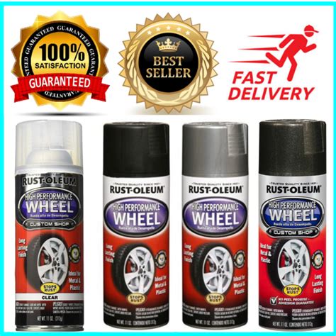 Rust-Oleum Automotive High Performance Wheel Spray Paint, Variety 4 Colors 11 Oz | eBay