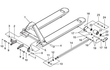 Lift-Rite® Titan Pallet Truck Parts - Hand Pallet Jack Parts from Lift-Rite® North Central