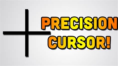 How To Get The Precision Cursor - Windows 8.1 - YouTube