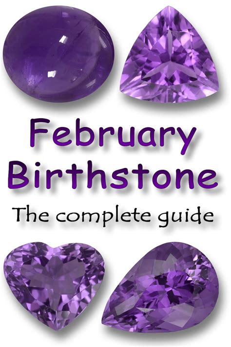 February Birthstone Amethyst / Pin On Pisces Birthstone List Birthstones Meanings / February's ...