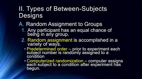 When Conducting A 2 2 Between Subjects Design Which Of The Following Is ...