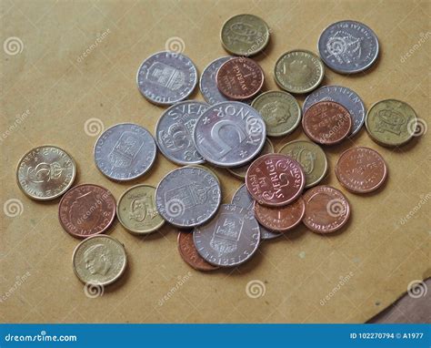 Swedish Krona Coins, Sweden Stock Photo - Image of swedish, mint: 102270794