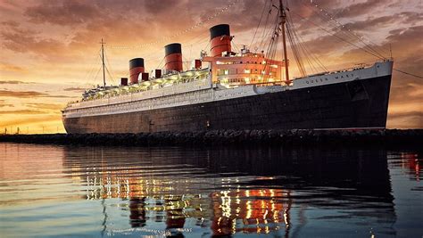 Queen Mary Leaves New York, Cunard Liners, New York, Queen Mary 2, HD wallpaper | Peakpx