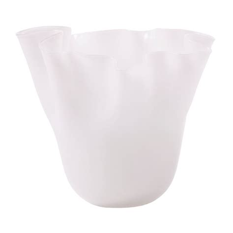 Fluted White Vase | Adairs