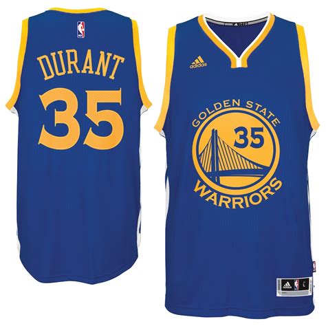 adidas Kevin Durant Golden State Warriors Royal Road Swingman Jersey