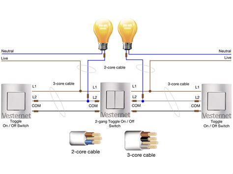 Gang Switch Wiring Diagram For Two