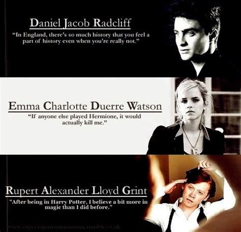 Hogwarts Alumni: Golden Trio Quotes