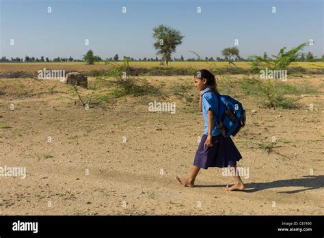 Walking Barefoot To School