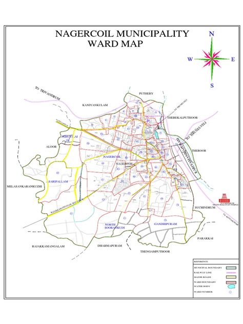 Nagercoil WARD-MAP | PDF