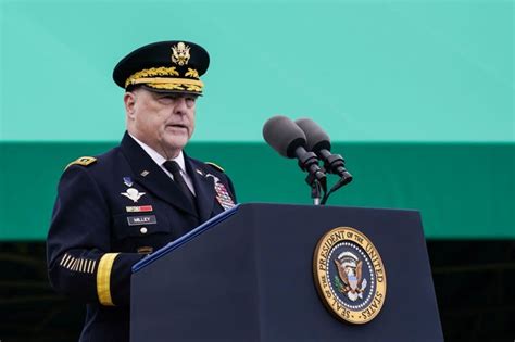 In farewell speech, Gen. Mark Milley says military serves Constitution ...