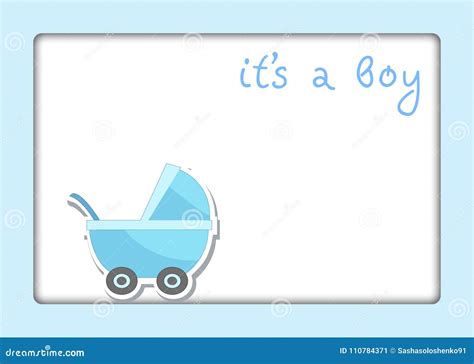 Background for Newborn Baby Boy. Illustrations Stock Illustration ...