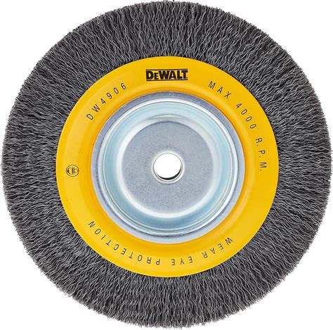 Buy DEWALT Wire Wheel for Bench Grinder, Crimped Wire, 6-Inch Online at ...