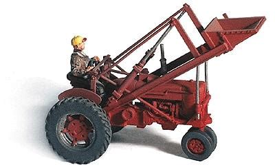 1950s ''Red'' Super M-TA Farm Tractor (Unpainted Metal Kit) HO Scale ...