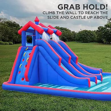 Sunny & Fun Inflatable Water Slide & Blow up Pool, Kids Water Park for ...