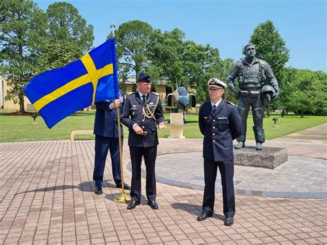 Swedish Royal Air Force officer promoted under Alabama skies > Maxwell Air Force Base > Display