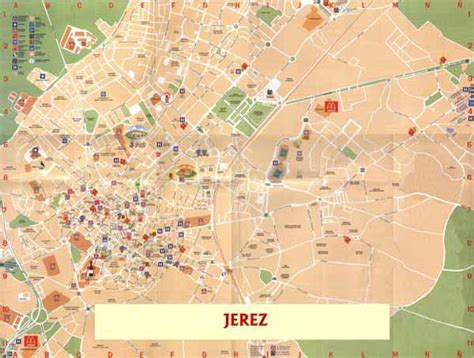 Jerez Street Map