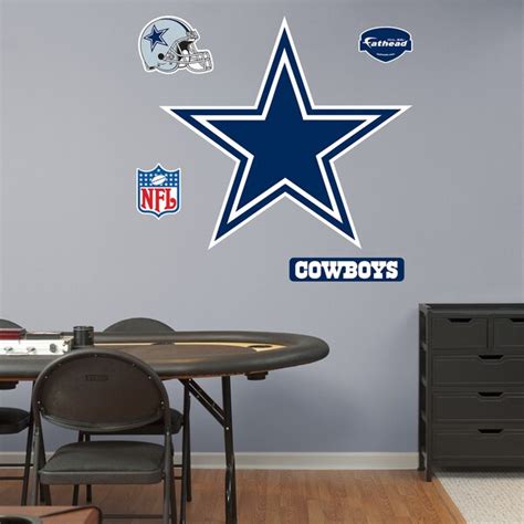 Fathead Dallas Cowboys Logo Wall Decals - 16371805 - Overstock.com ...