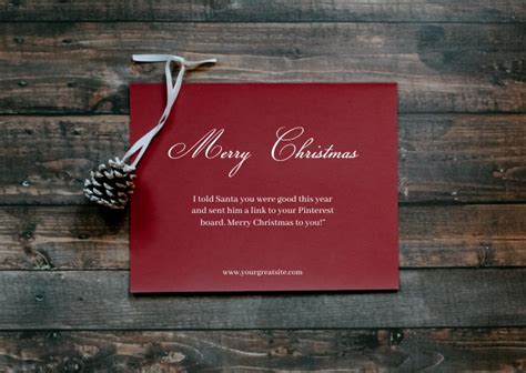 Merry Christmas Postcard Template | PosterMyWall