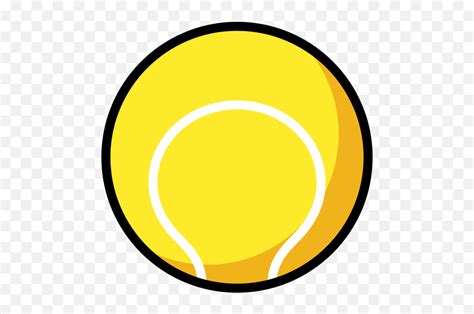 Tennis Racquet And Ball - Circle Emoji,Tennis Racket Emoji - free ...