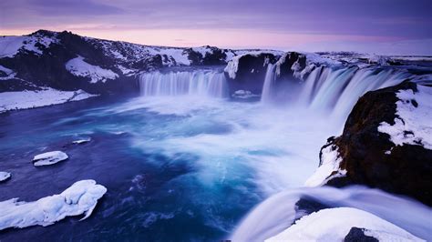 Iceland Godafoss Waterfall Ultra Hd Desktop Background Wallpaper For | Images and Photos finder